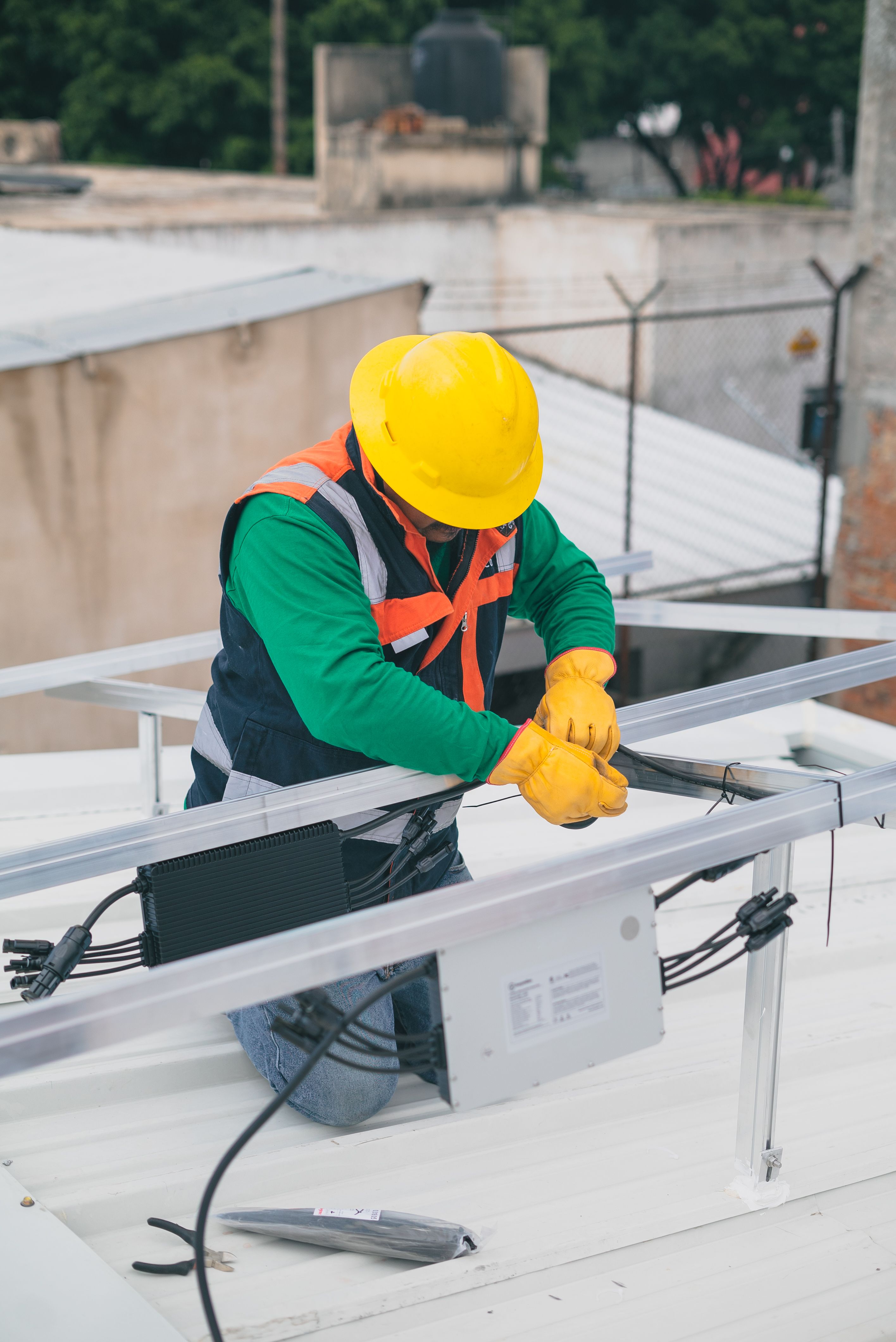 Outlet installation work